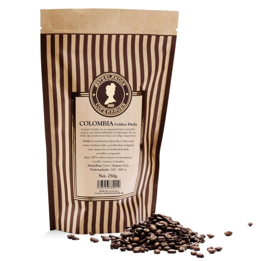 Kaffe Østerlandsk Thehus | Colombia Golden Huila 250G