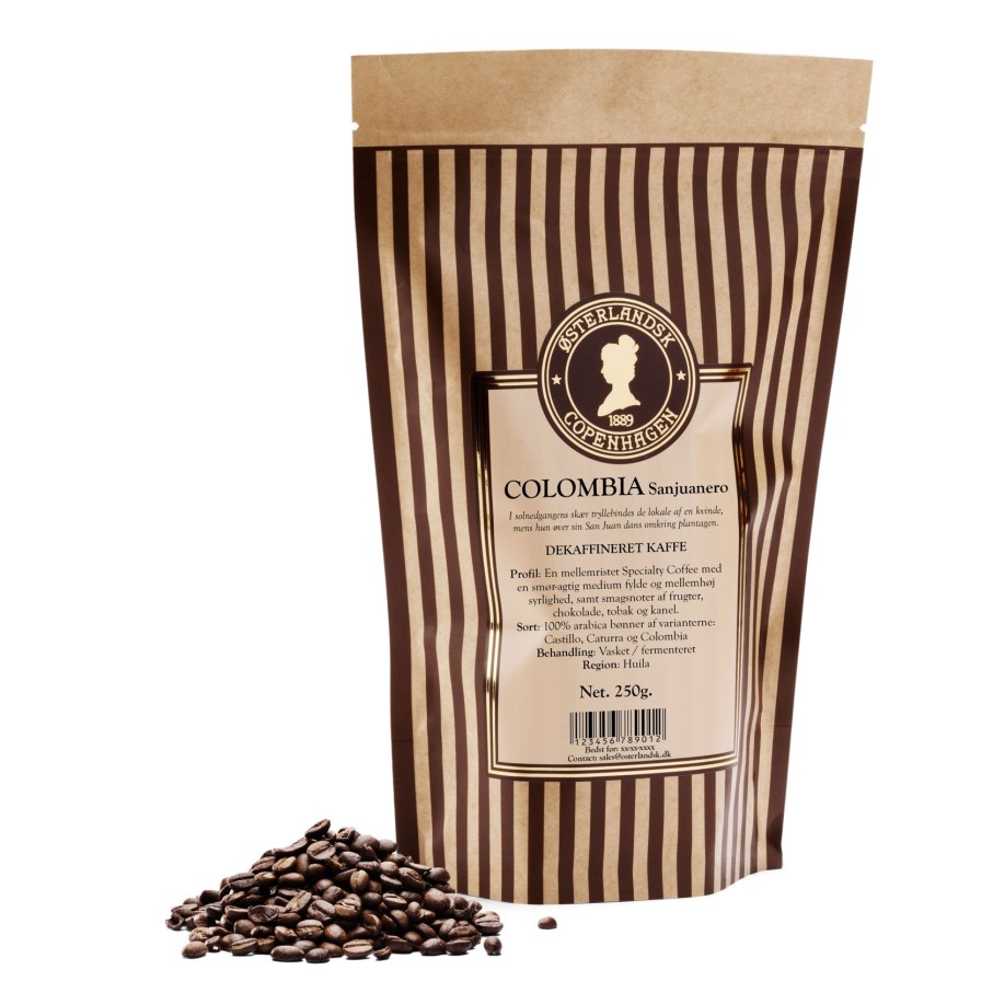 Kaffe Østerlandsk Thehus | Decaf Colombia Sanjuanero 250G